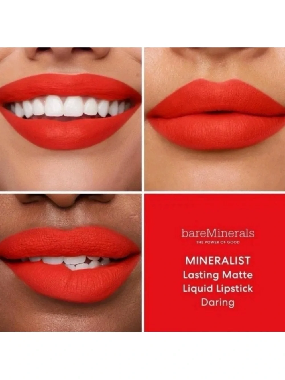bareMinerals Mineralist Liquid Lipstick - Daring NIB 3.5ml
